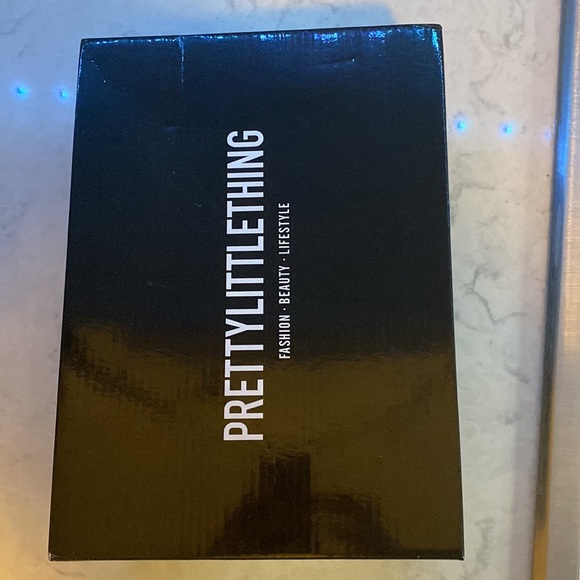 Black velvet 4” heels - Picture 3 of 3